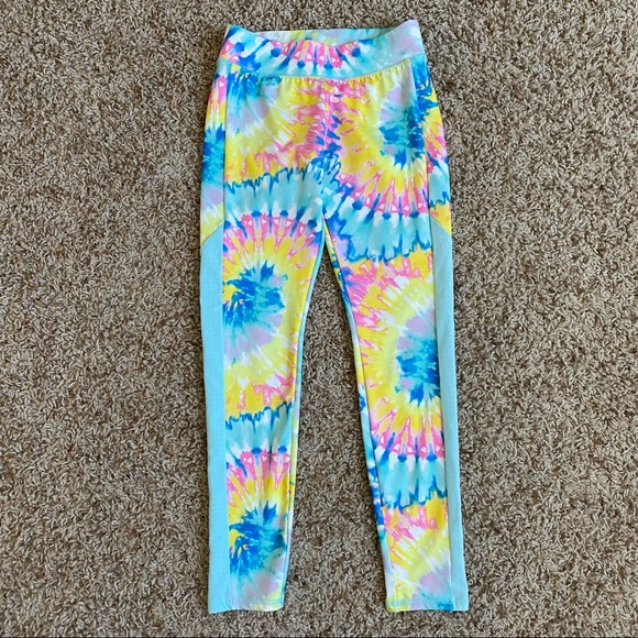More Than Magic Tie-Dye Swirl Rainbow Leggings - Picture 4 of 13
